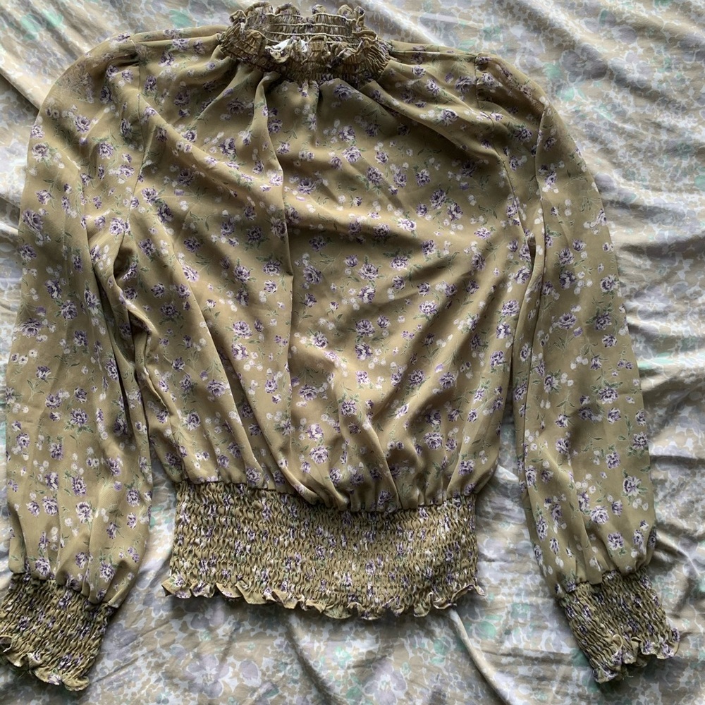 Floral loose fit top